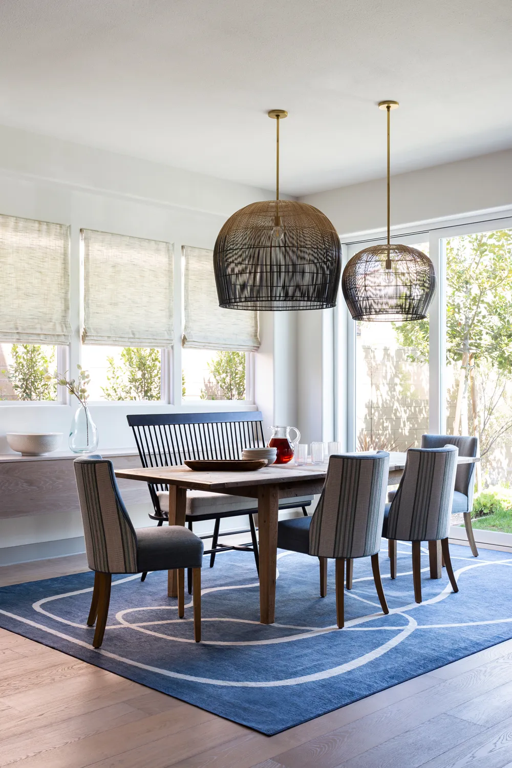 Interior of a room addition with natural light
